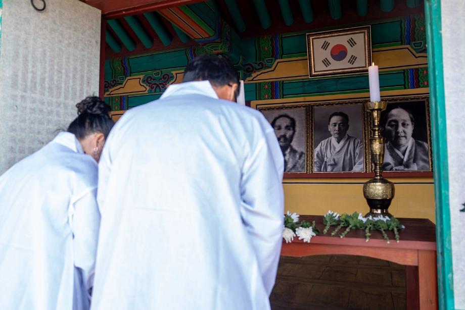 증평 출신 애국지사 연병환·연병호·연미당 선생 추모제 거행