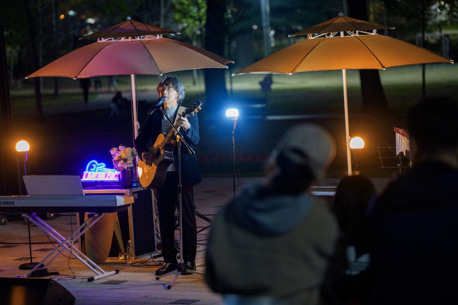 증평군, 보강천서 29일 버스킹...‘봄밤, 숲과 음악이 만나는 순간’