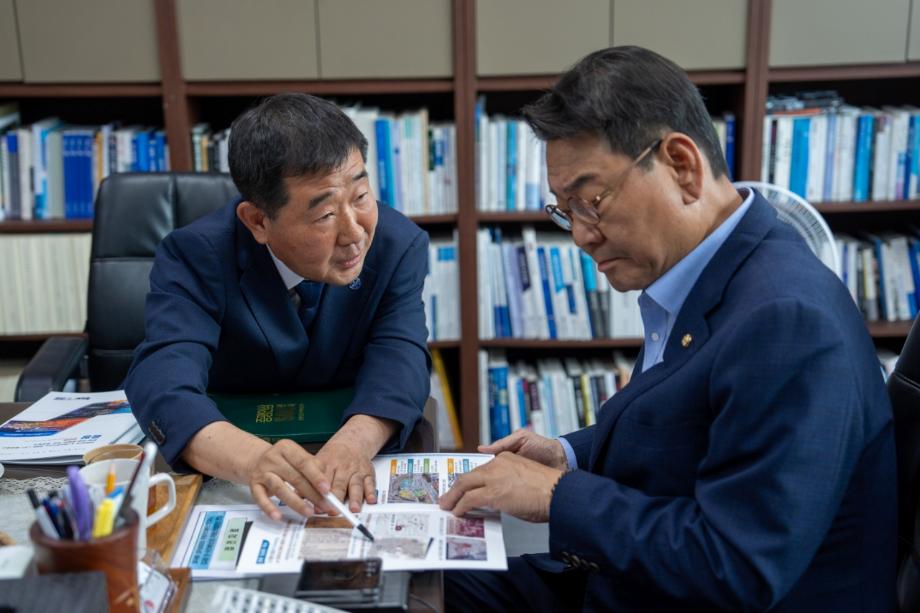 이재영 증평군수, 당선 이후 첫 국회 방문...‘증평인삼 문화관광 클러스터’국비 확보 총력