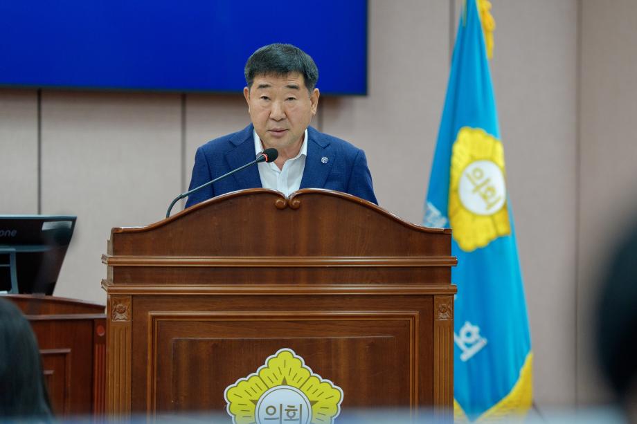 이재영 증평군수, 임시회서 민선 7기 첫 군정보고...생활밀착형 스마트 도시 도약 선언