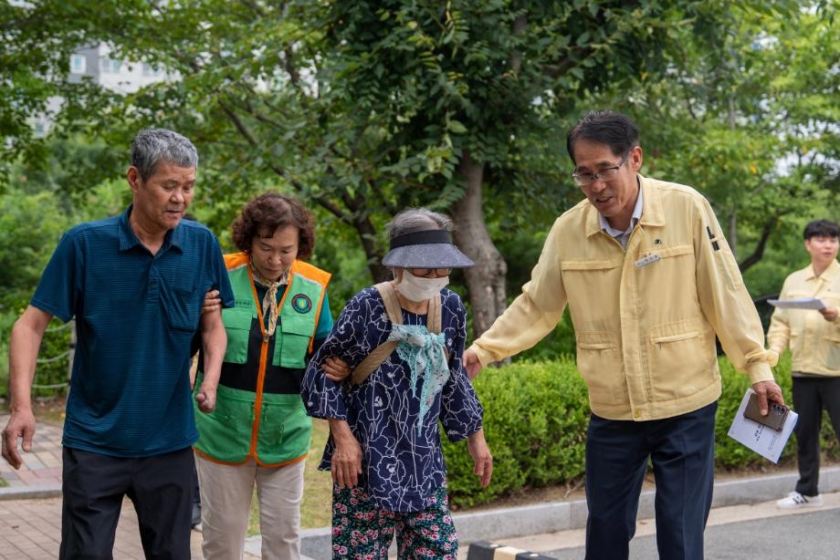 증평군, LH 송산천년나무 3단지서 을지연습 연계 민방위 훈련